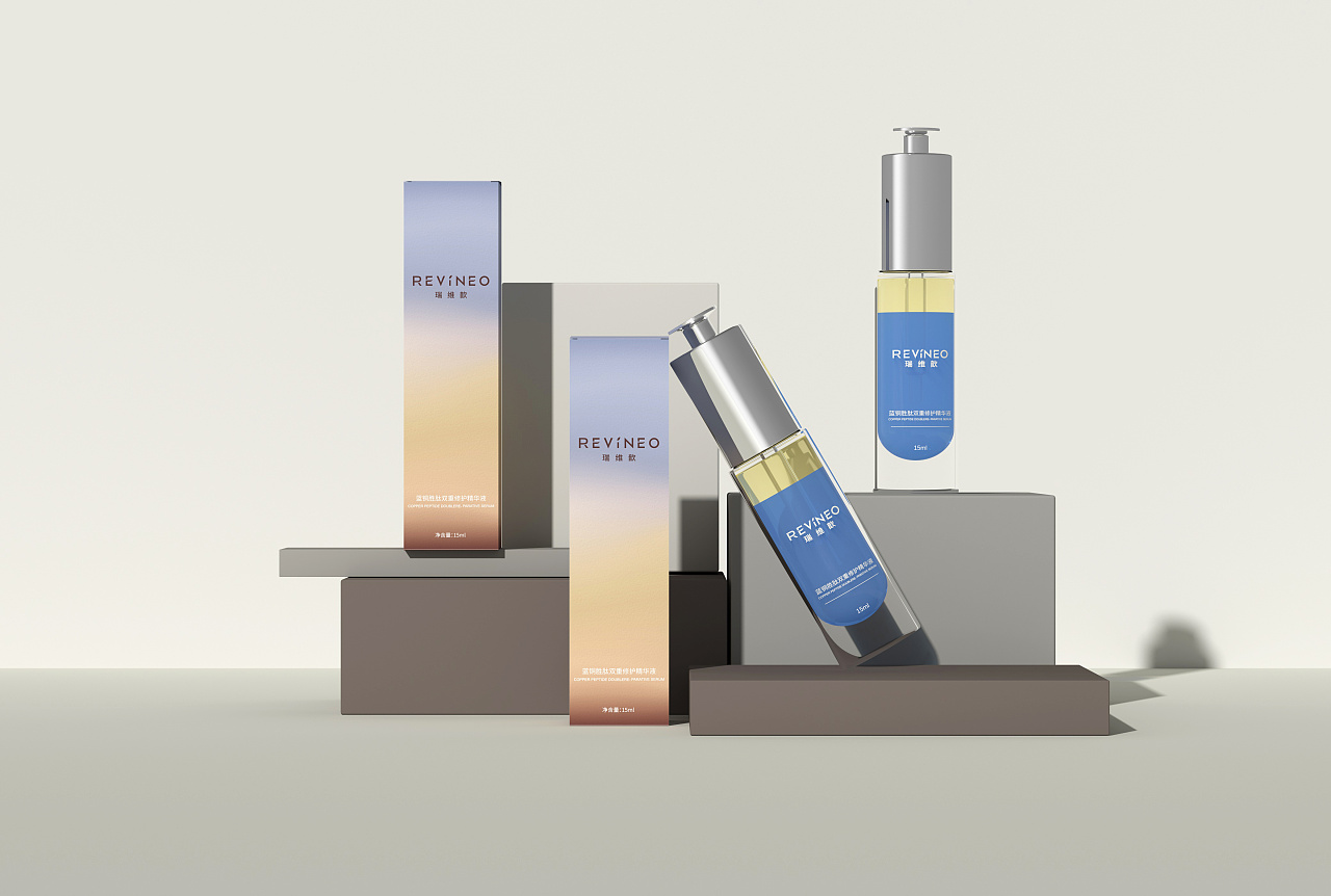 精华液产品包装设计-revineo|平面|包装|物色品牌设计 - 原创作品