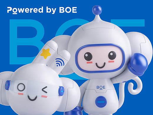 [你好 BOE]京东方IP形象设计-方宝&舟舟