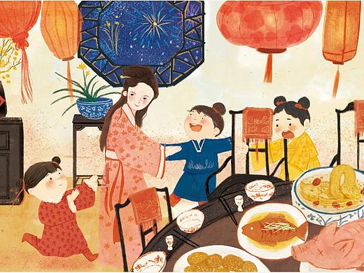 弟子规礼仪教学插画