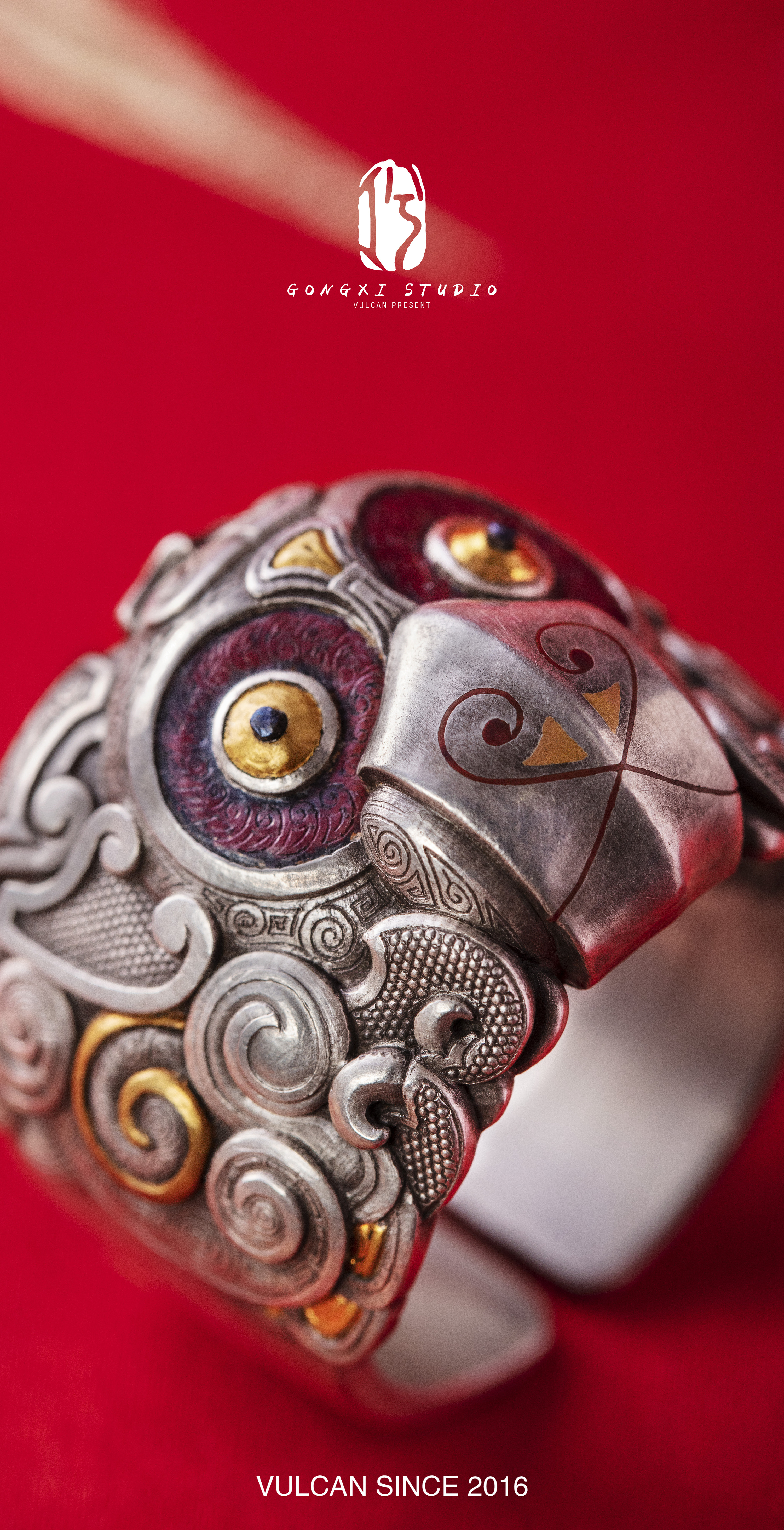 工兮·饕餮纹十二生肖【申猴】|手工艺|首饰设计|vulcan伏尔甘 - 原创