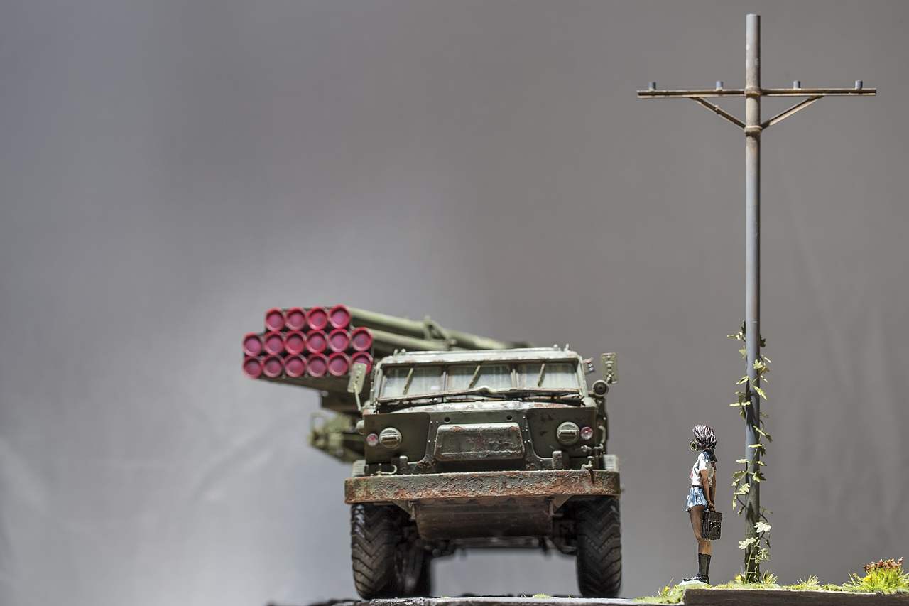 1/35小号手飓风火箭炮（图ZMjE1MTc3Njcy） - 手办/模玩 - 站酷设计师MWM1984原创素材 - 站酷ZCOOL