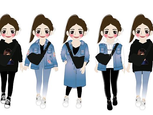 這一周（個人主頁-ZNDc5NDI3MjQ=） - 新銳潮流插畫 - 站酷設計師幸運的eva原創(chuàng)素材 - 站酷ZCOOL