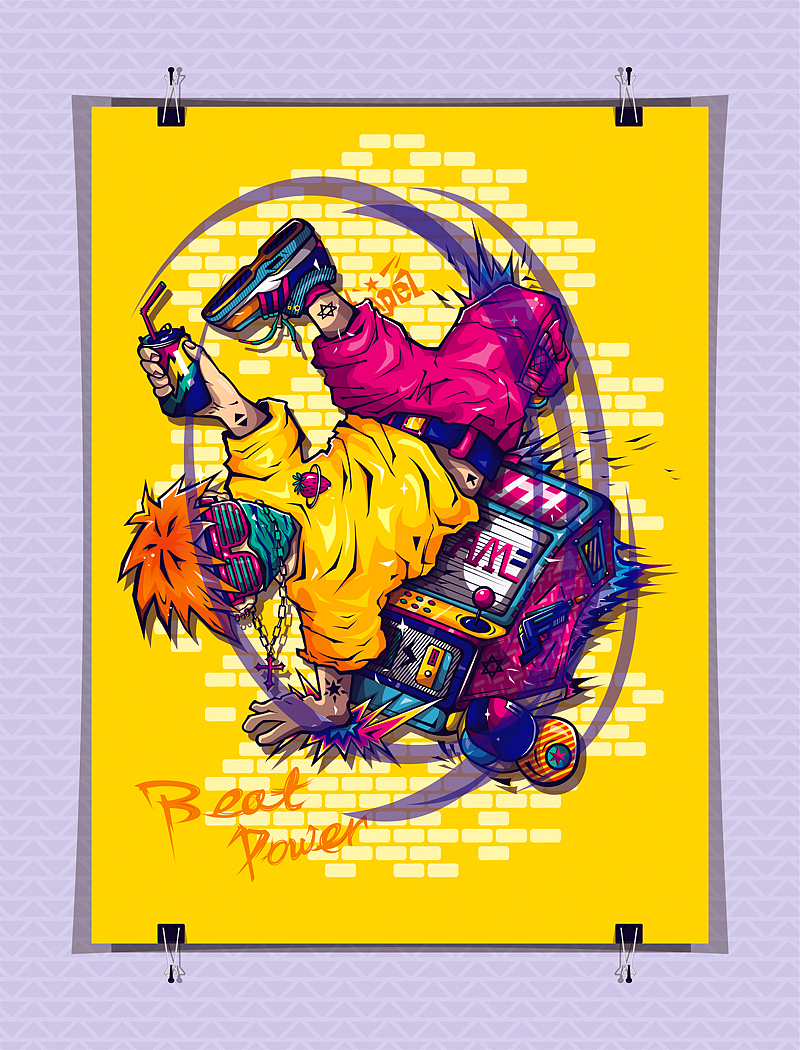 忙出头，哈（图ZMTU5NzI4NDg=） - 新锐潮流插画 - 站酷设计师chapel陈原创素材 - 站酷ZCOOL