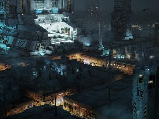 夜景科幻