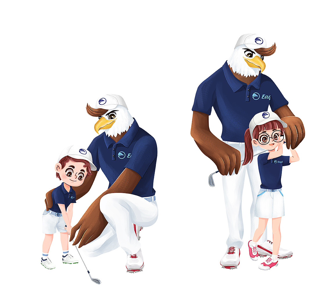 雄鹰高尔夫ip设计