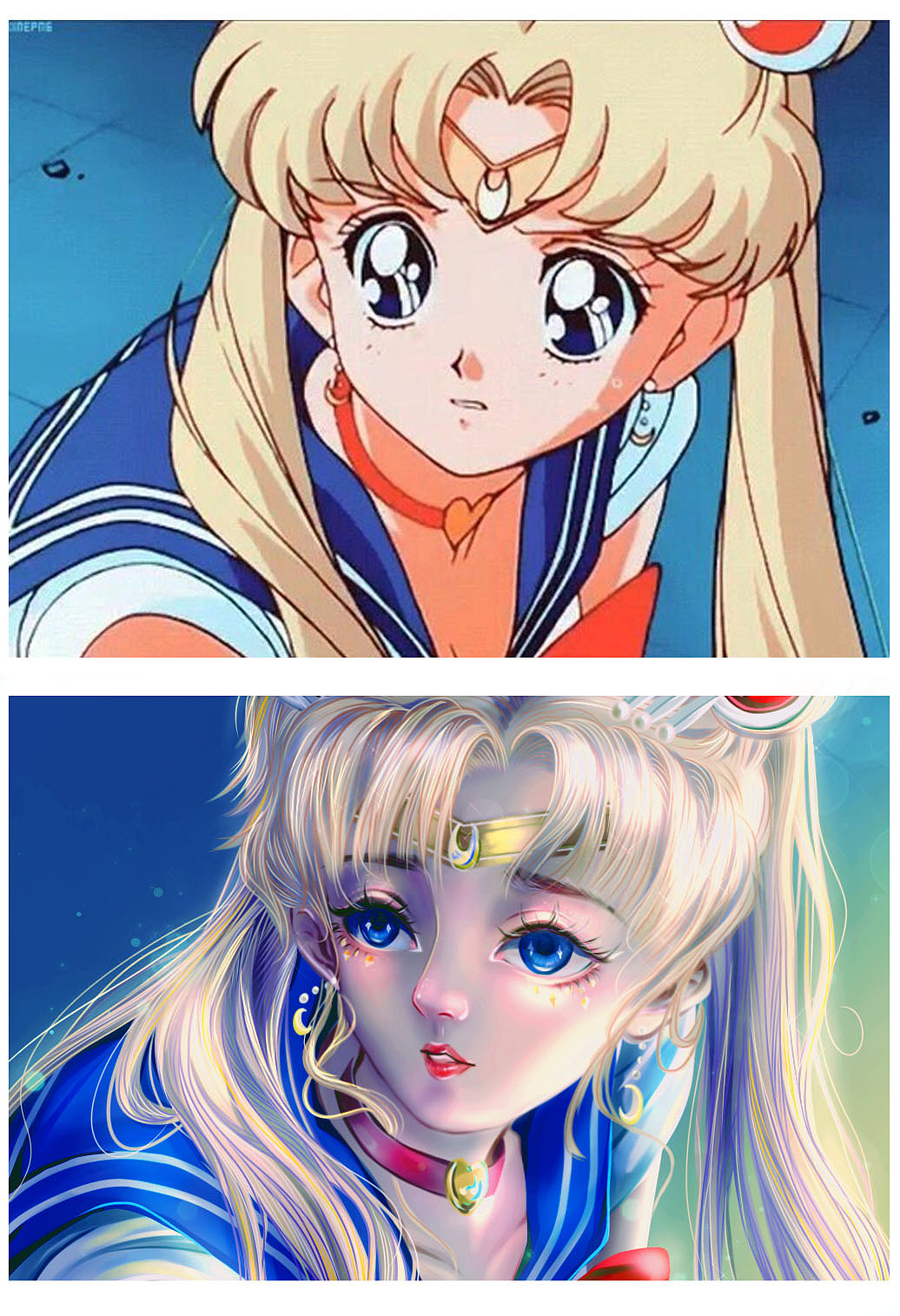 水兵月重绘（图ZMjA4NzMwMjM2） - 创作习作 - 站酷设计师皮卡很皮哦原创素材 - 站酷ZCOOL