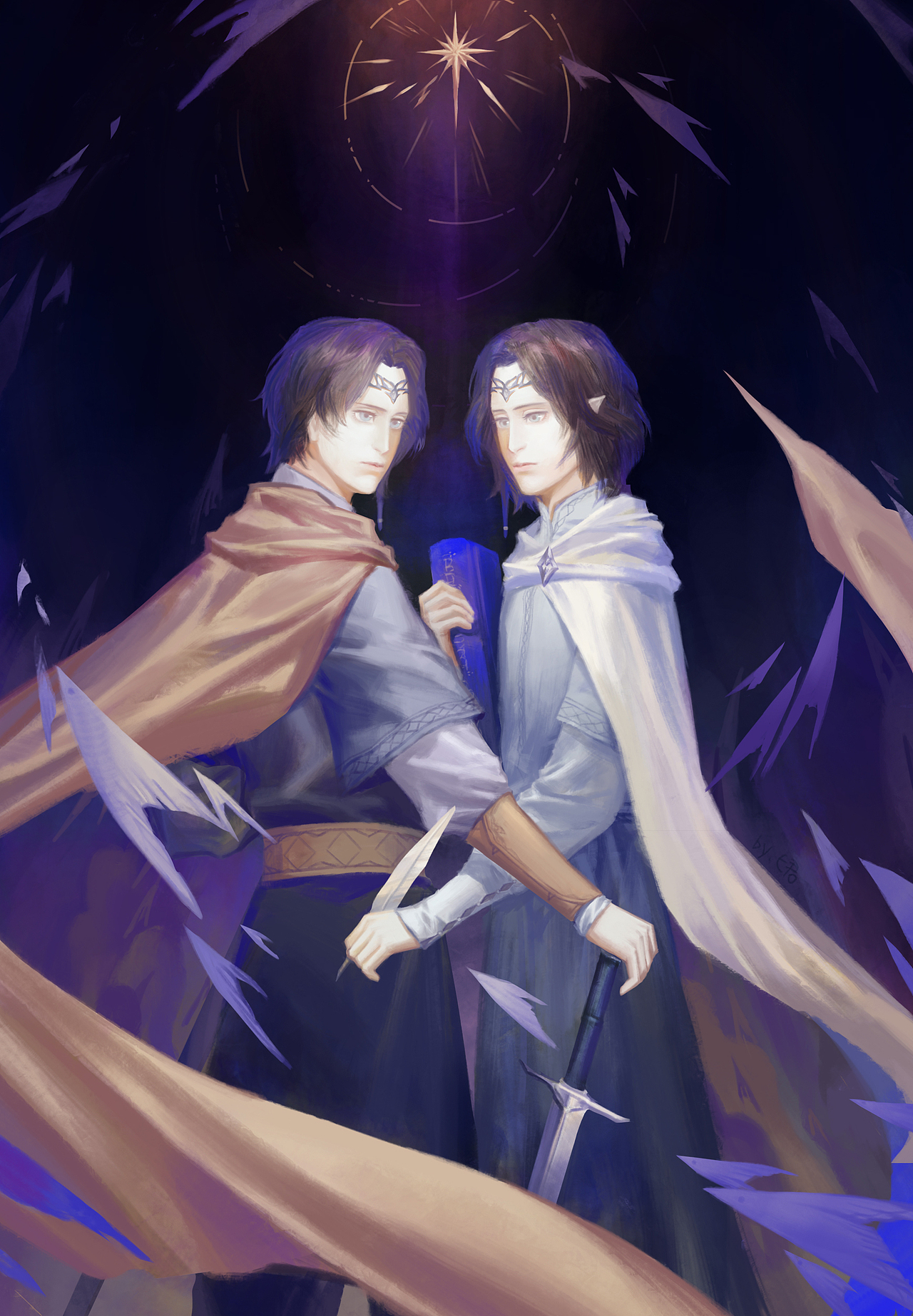 精灵宝钻爱洛斯与爱隆