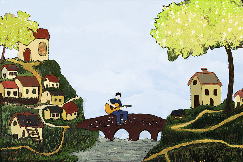 【唱片设计】茉莉僧民谣专辑《理想与爱情》已发行