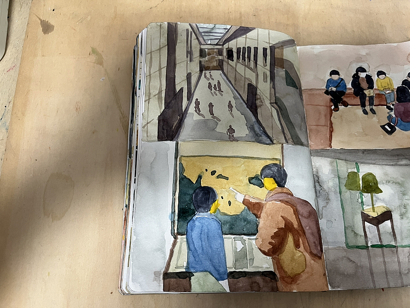 🇰🇷韩国 首尔|博物馆展品（三）（图ZMzY5Mzc1Njgw） - 绘本 - 站酷设计师插画师隶小牧原创素材 - 站酷ZCOOL