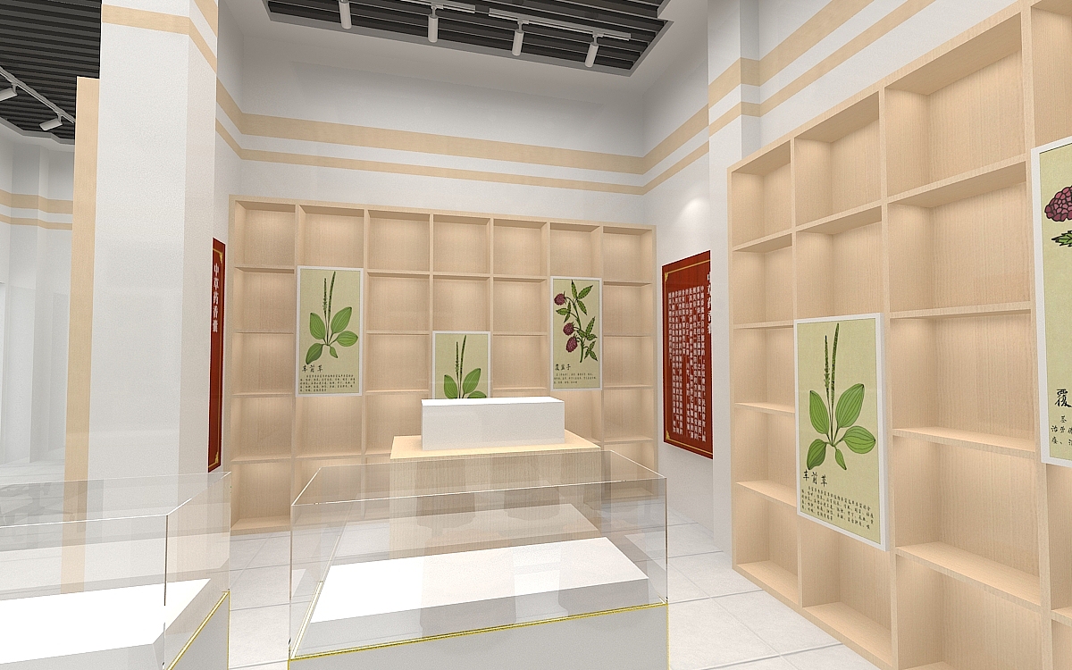 中药材展厅（图ZMjg3NzY4MTQ4） - 其他 - 站酷设计师艺泽设计工作室原创素材 - 站酷ZCOOL
