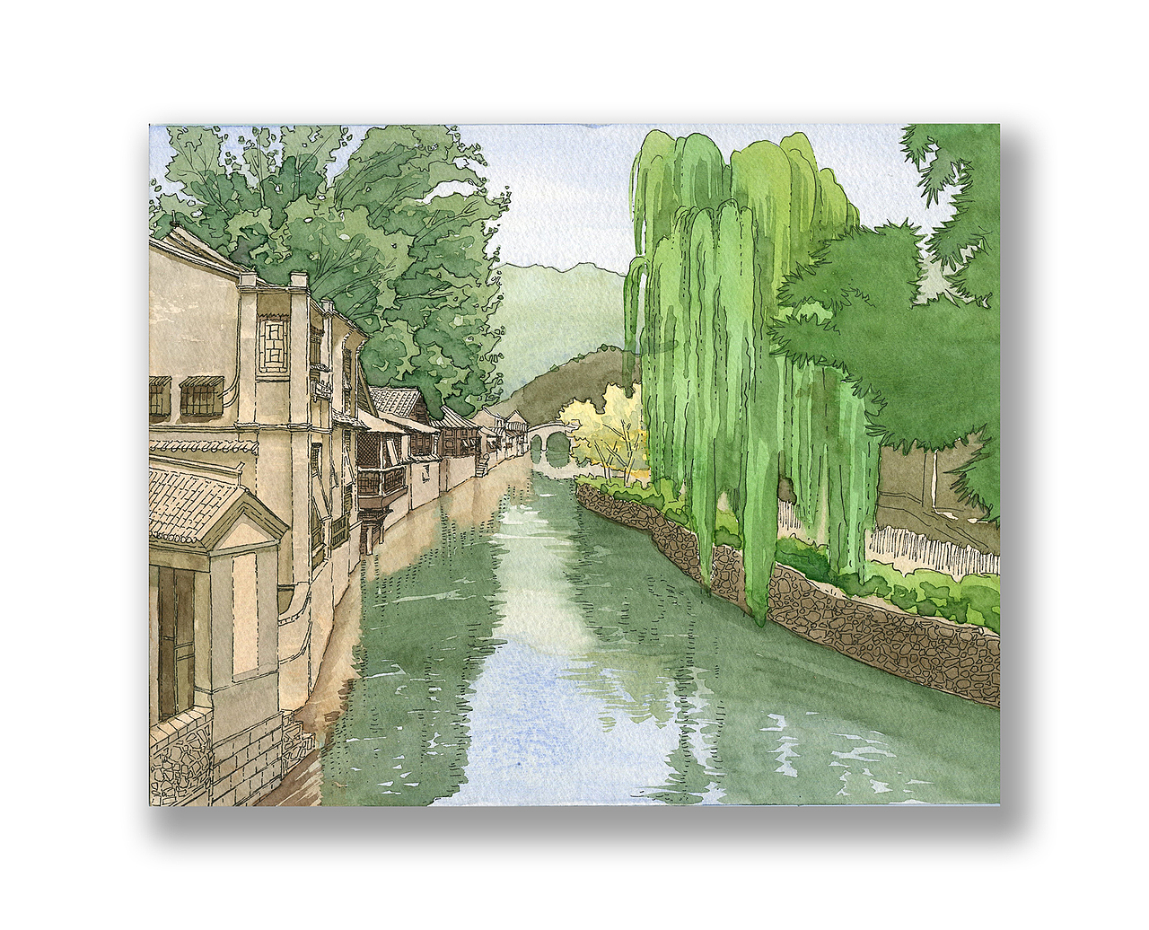 一些钢笔水彩整理