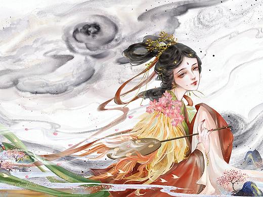 时节美人之谷雨·洛神