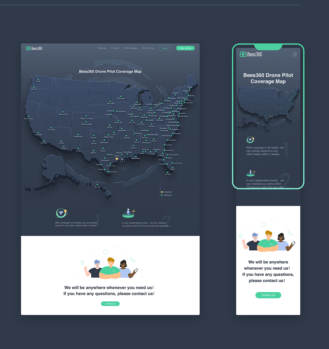 Bees360官网设计（图ZMjU4MDYyMTU2） - 企业官网 - 站酷设计师LLDong原创素材 - 站酷ZCOOL