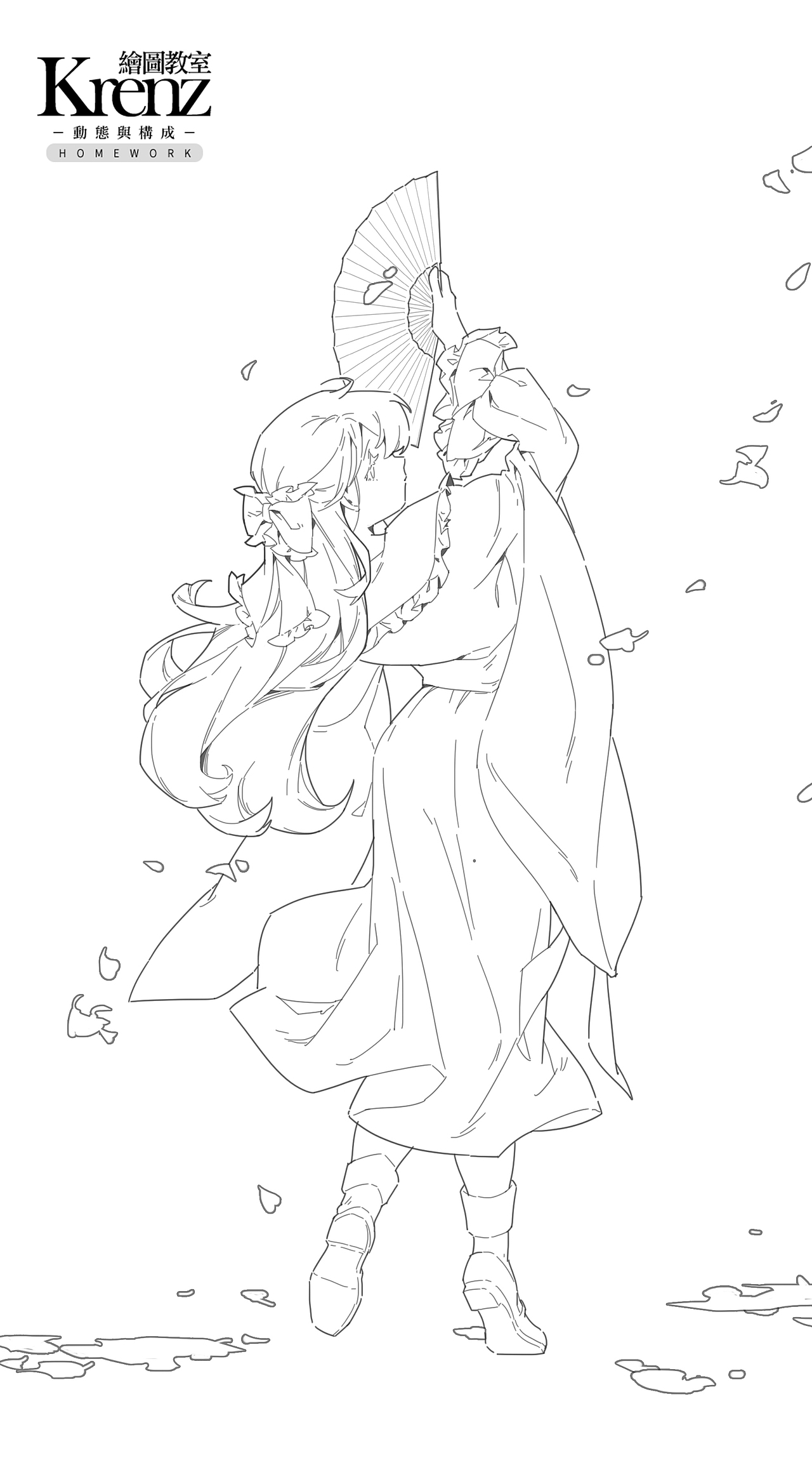 课程角色线稿类作业（图ZMjQ1ODA5NjUy） - 创作习作 - 站酷设计师架谷曈曚原创素材 - 站酷ZCOOL