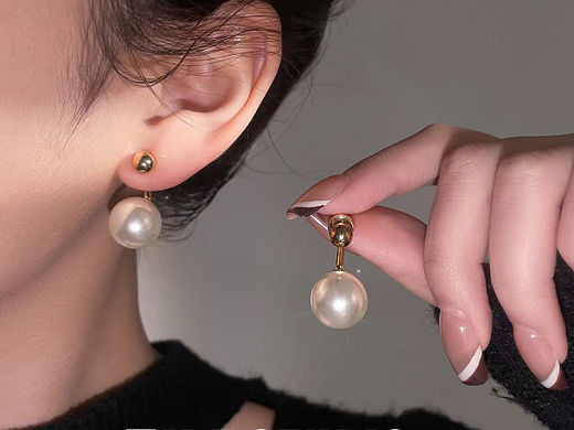 无头网红风耳钉饰品摄影