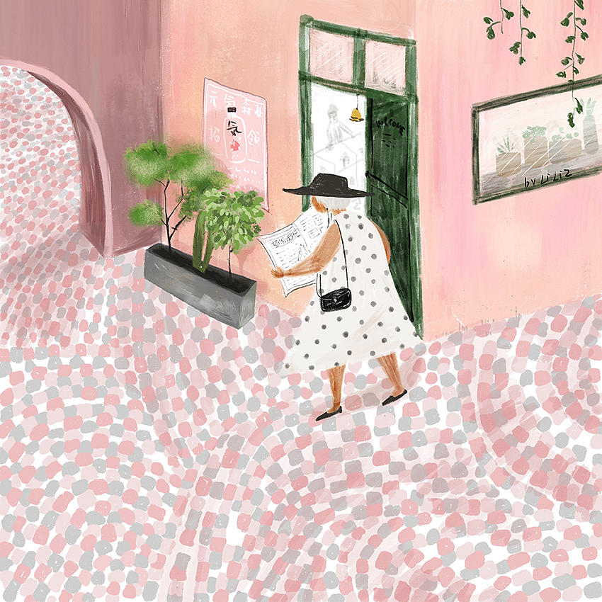 元气水主题插画