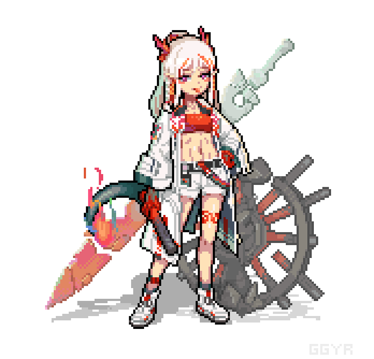 年（图ZMTk5NDY5MzY4） - 像素画 - 站酷设计师菜鸡有人原创素材 - 站酷ZCOOL