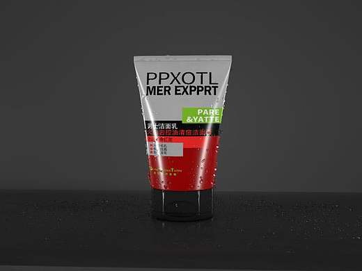 洗面奶建模渲染