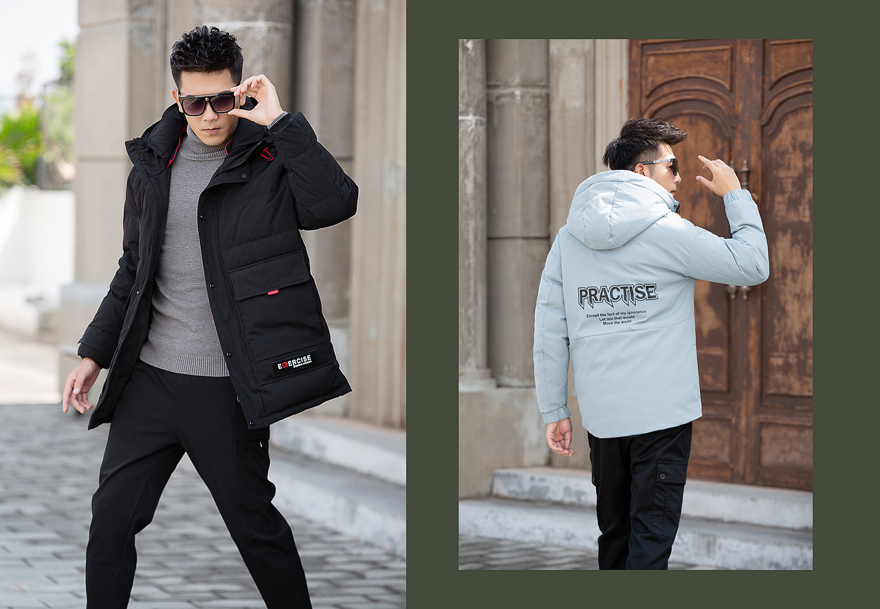 冬季男装服饰拍摄