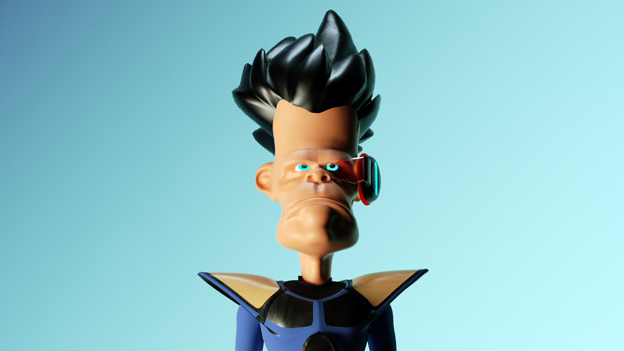 3D NFT project " THE CALM MAN "