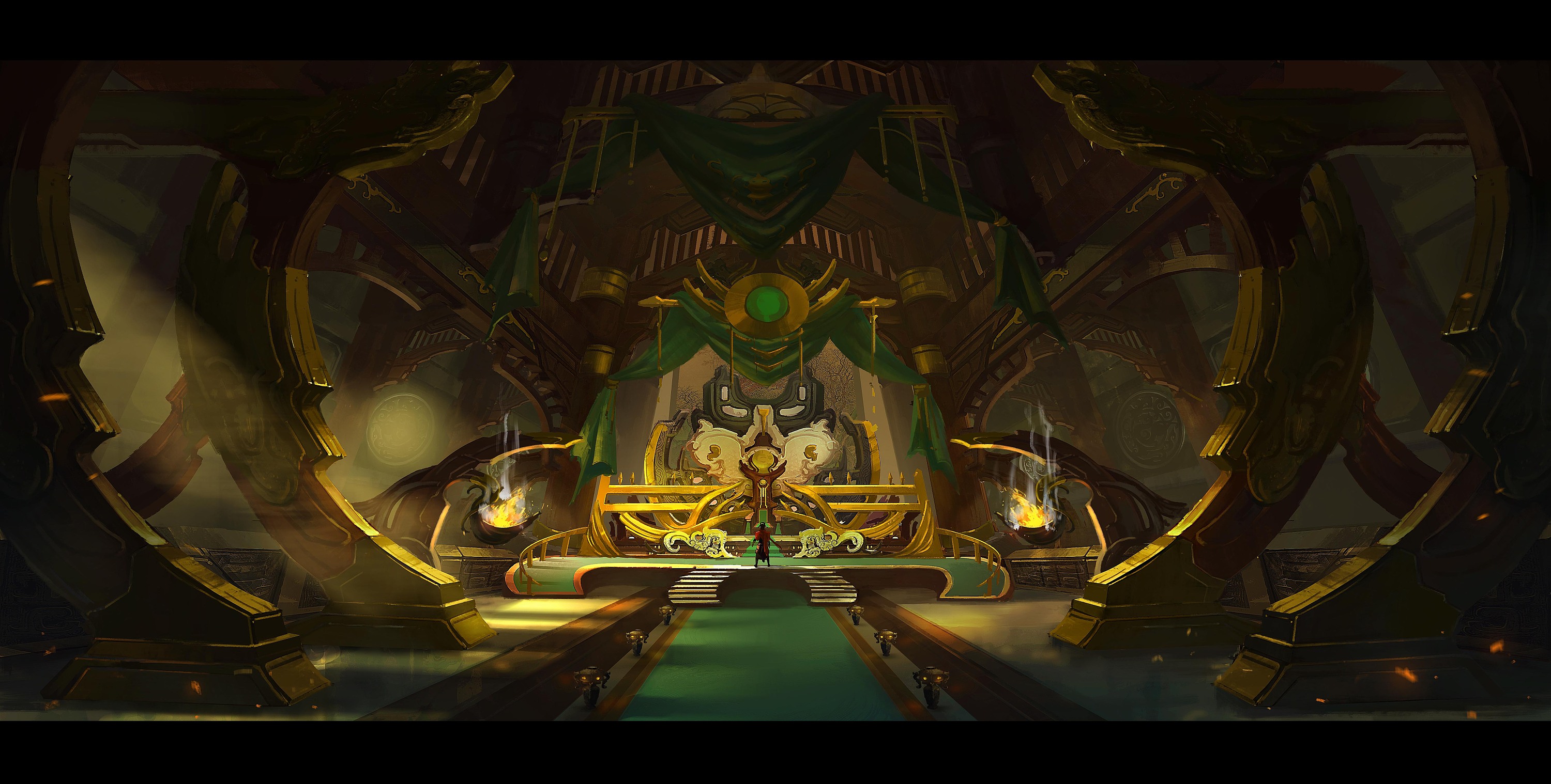 场景气氛图(摸鱼)|插画|游戏原画|道大爷 - 原创作品 - 站酷 (zcool)