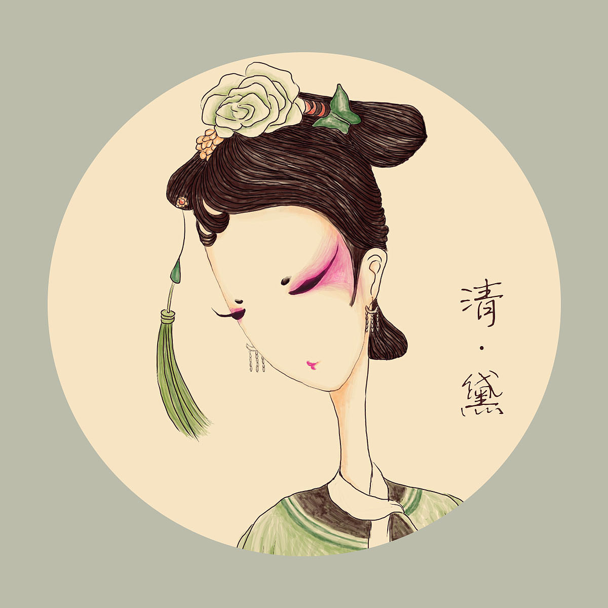 清宫系列插画（图ZNjkxNzA0MjA=） - 商业插画 - 站酷设计师风辞原创素材 - 站酷ZCOOL