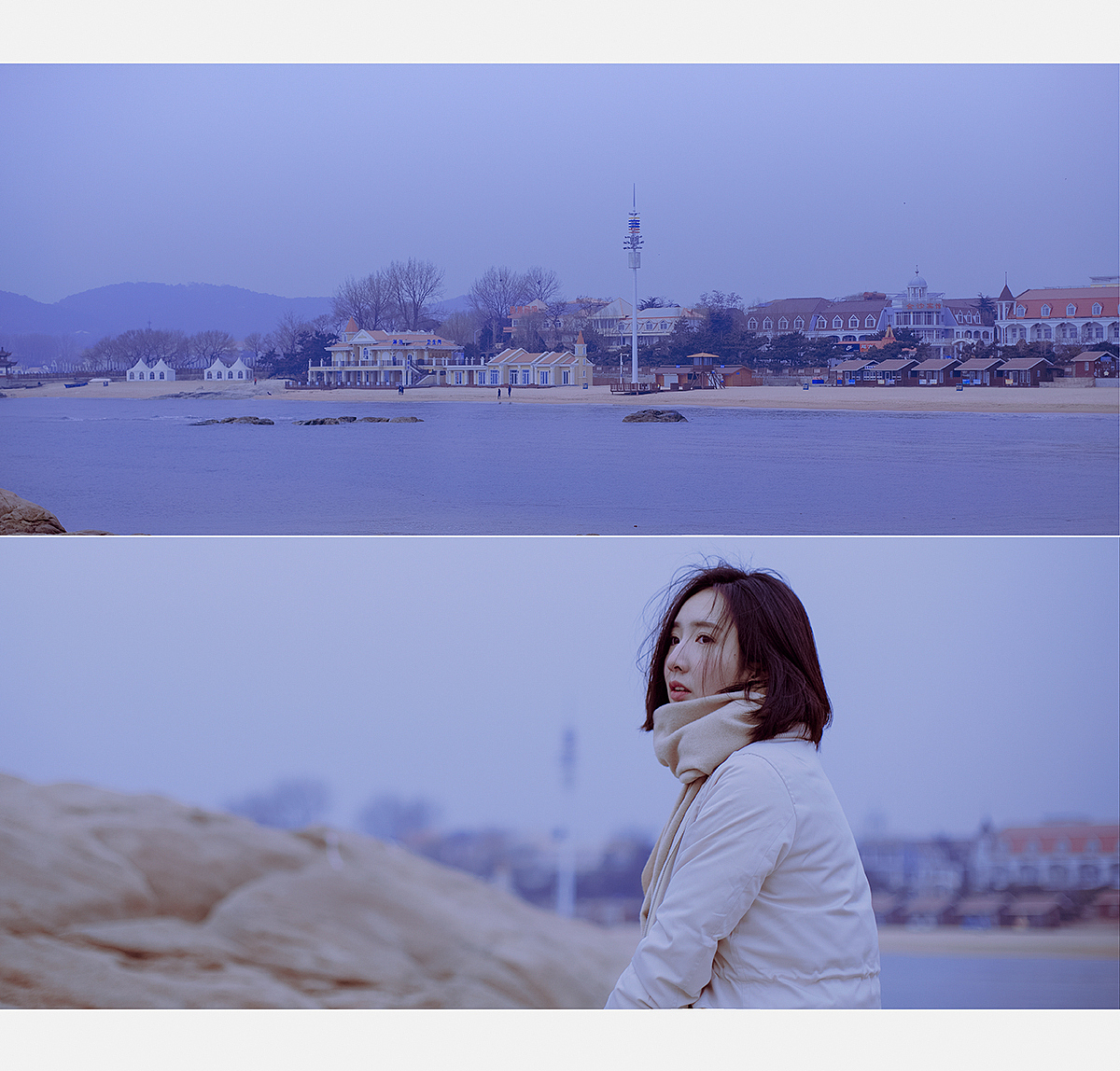 【来听海浪的声音】（图ZMTA0MzQyNDg4） - 人像摄影 - 站酷设计师参与失眠原创素材 - 站酷ZCOOL