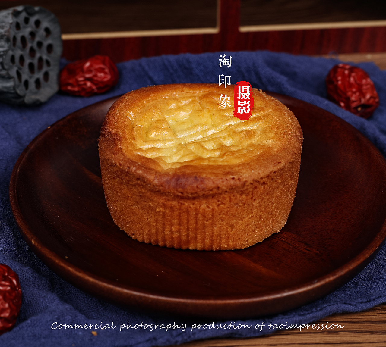 蛋皮月饼产品拍摄