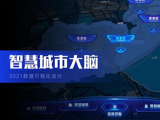智慧城市大脑 数据可视化大屏