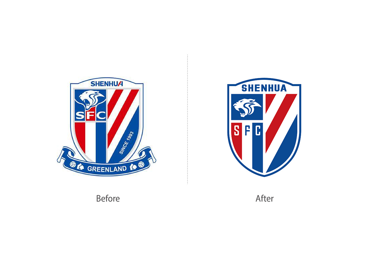 上海申花的队徽历史悠久,被誉为"中超"最美队徽之一,具有极高的辨识度