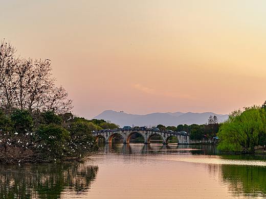 杭州湘湖落日-3.12