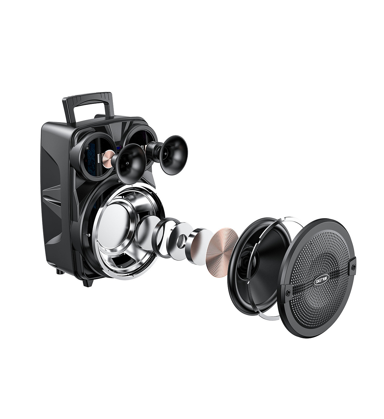 四款大音箱-建模渲染（图ZMTgyNTgyNTA0） - 产品 - 站酷设计师海界视觉原创素材 - 站酷ZCOOL