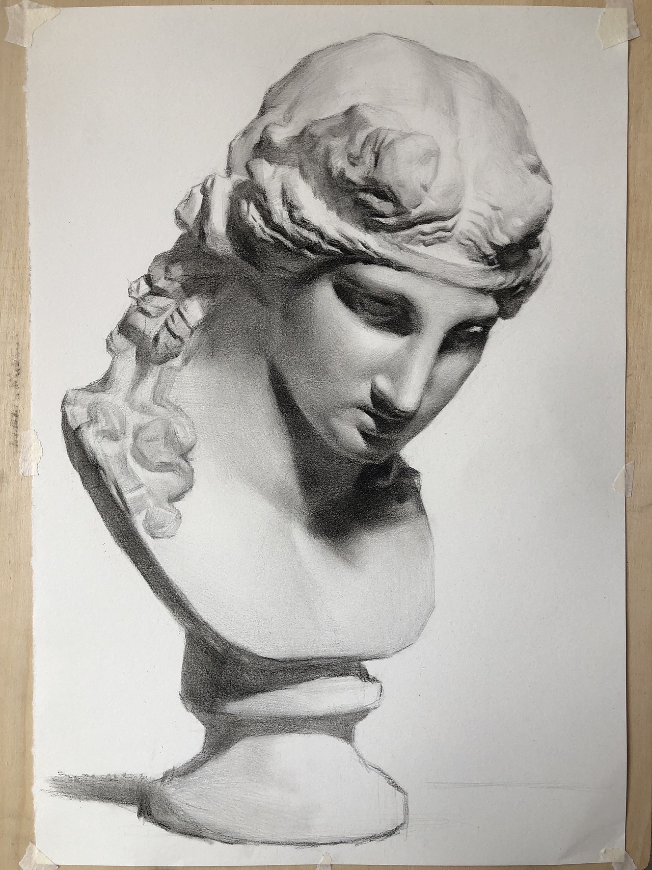 素描石膏像#阿里亚斯