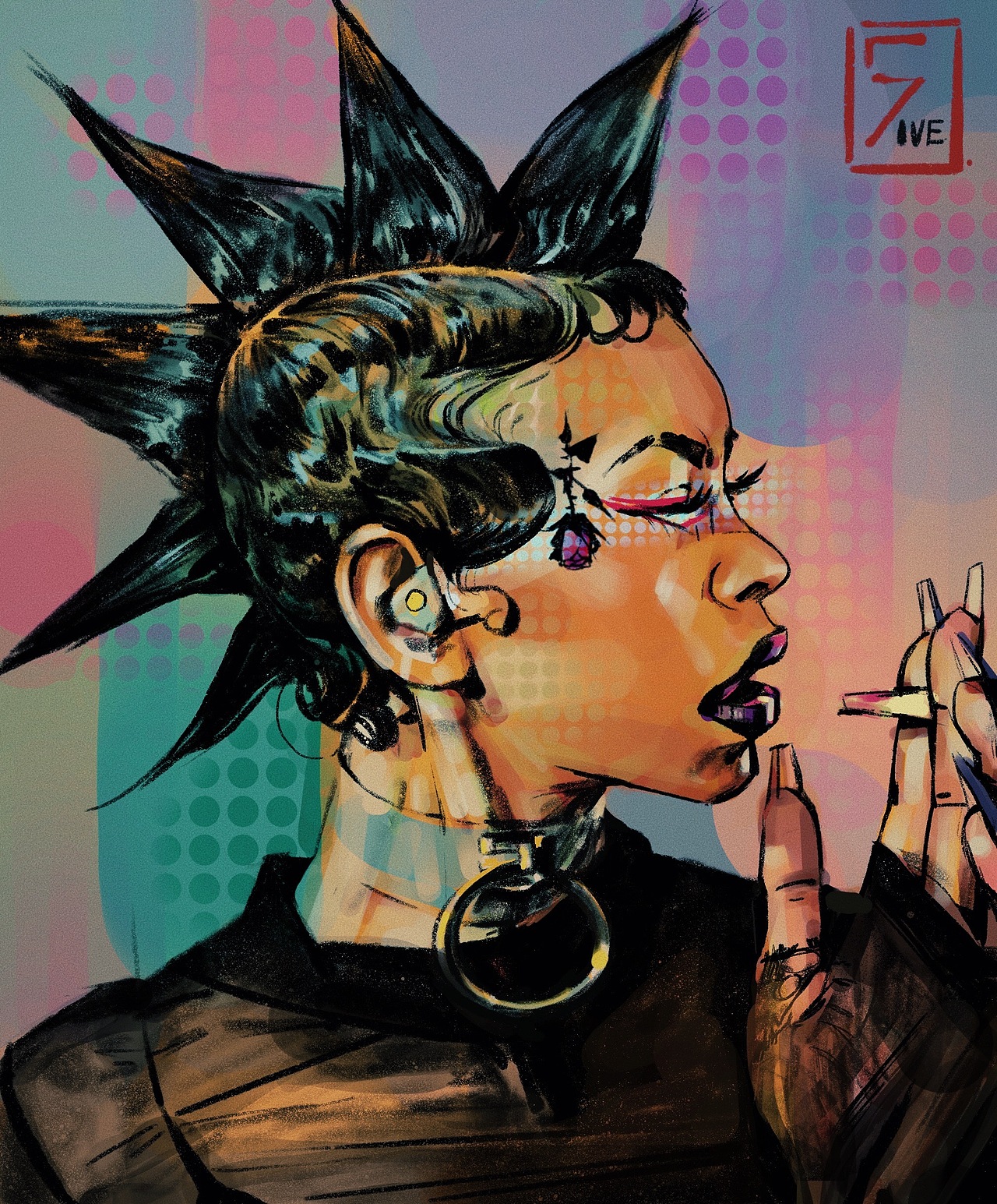 赛博朋克「+」肖像系列