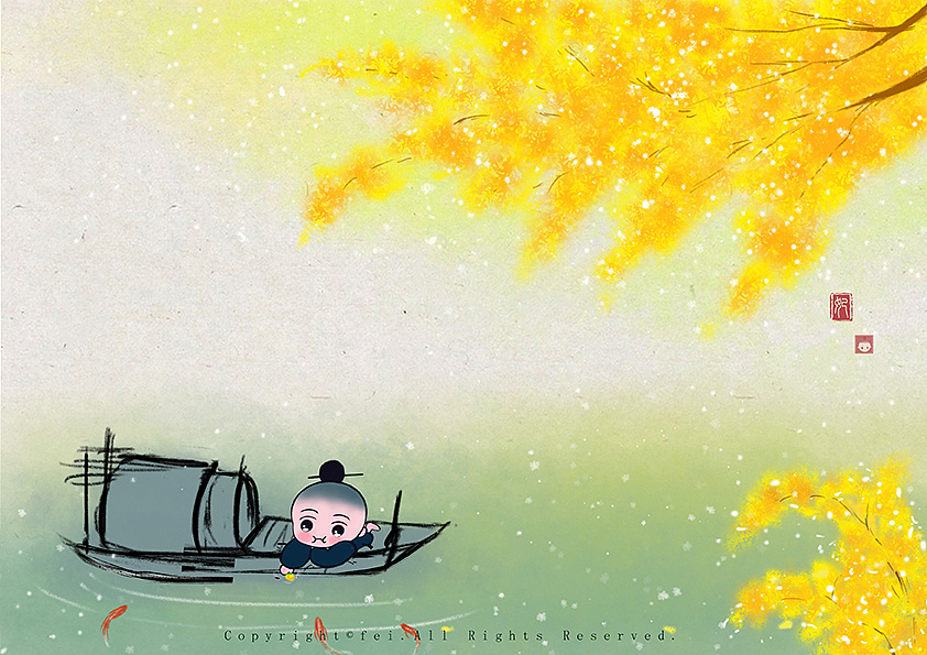 原创插画·了尘小道士