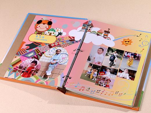 南平市幼儿园纪念册定制-顺时针纪念册设计制作