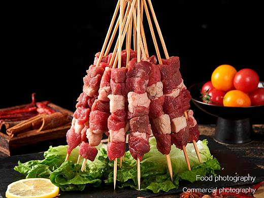 牛肉烧烤串|食品摄影|美食摄影|电商拍摄×郑州密斯杨