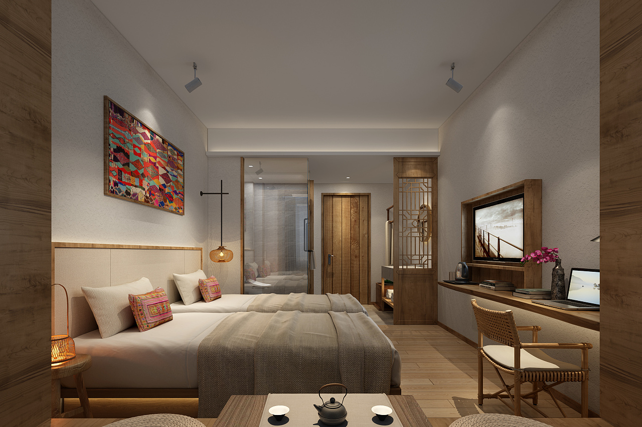 卧龙民宿酒店-成都广联设计