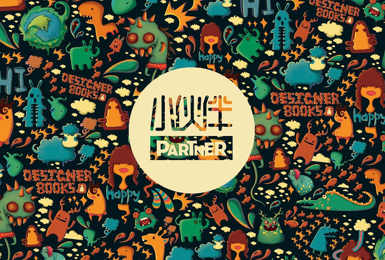 小怪兽的延展图案