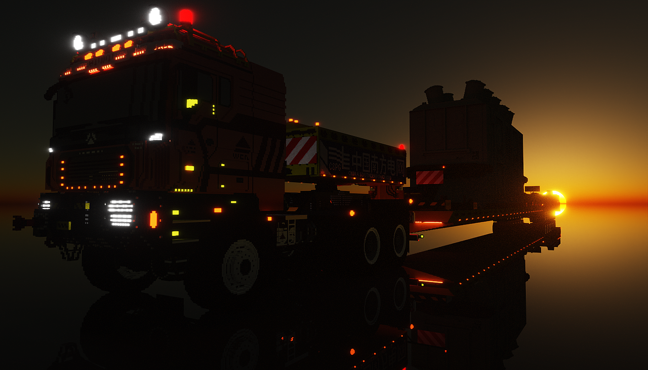 重型牵引卡车-百吨级变压器运输作业