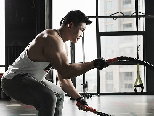 健身馆教练形象照拍摄