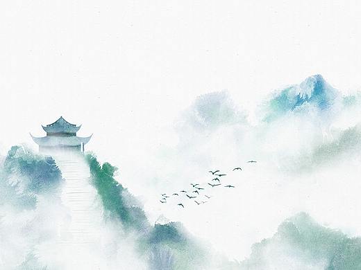 【古诗山水画】只在此山中，云深不知处