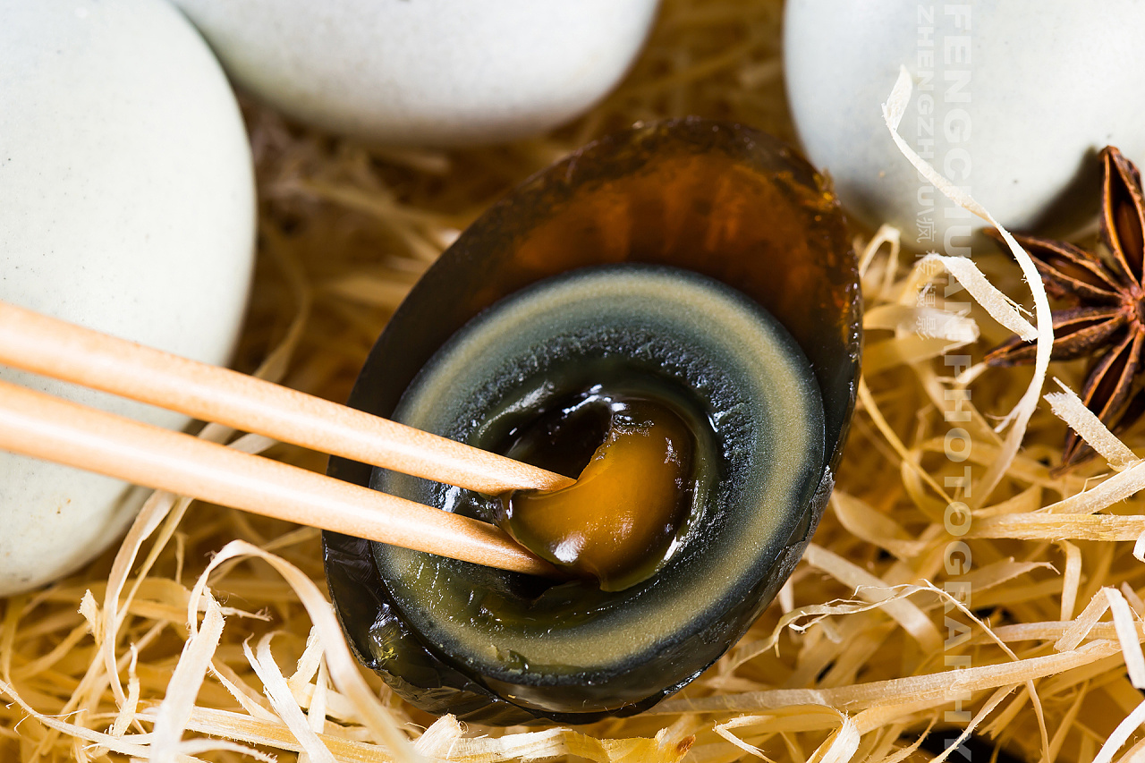 松花蛋 黑皮蛋拍摄 农产品摄影