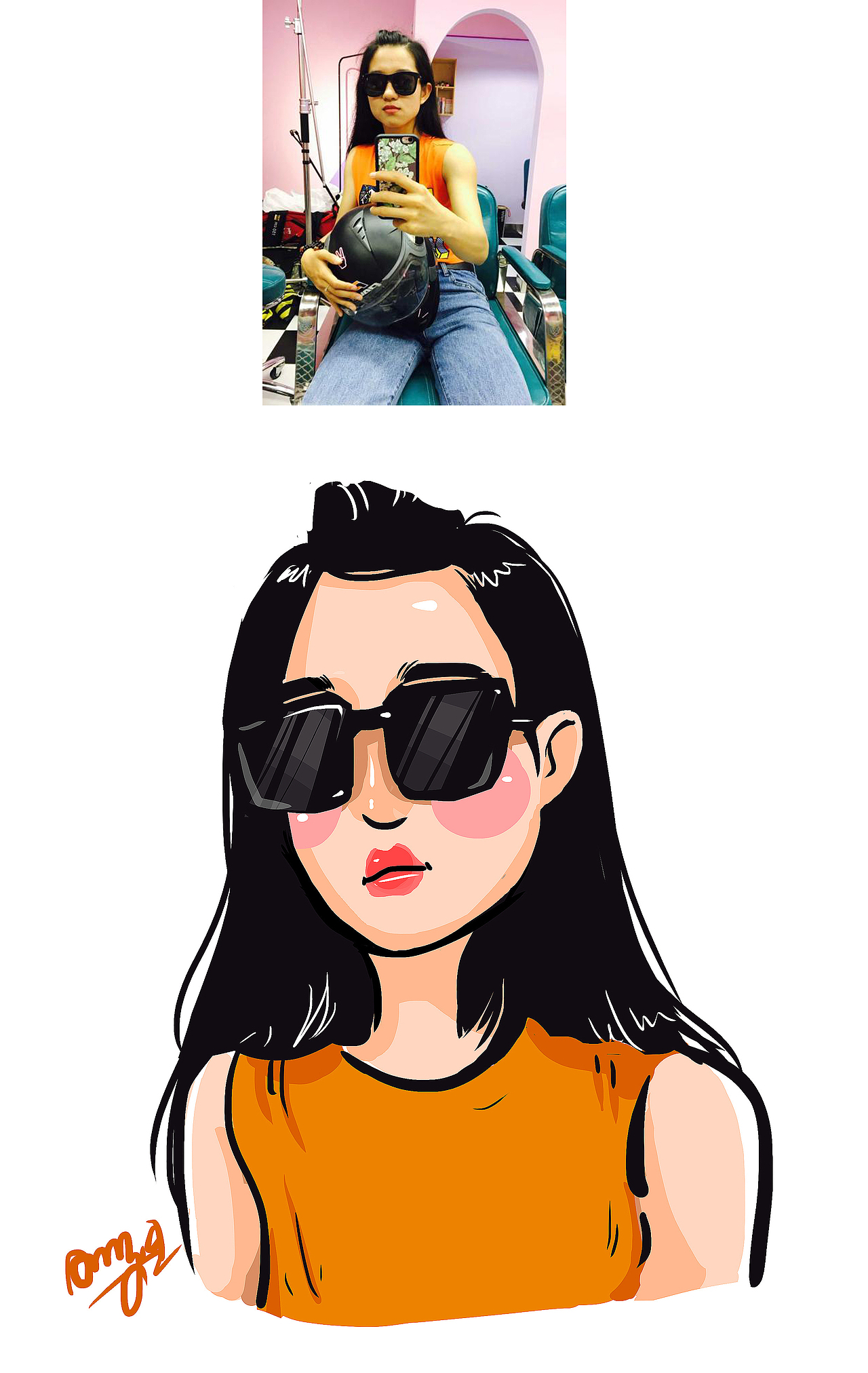 最近的(2018.5~6月)头像绘 by Amy.a