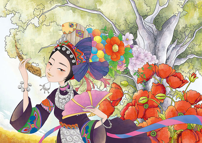 生 插画 /设计师 小桃子