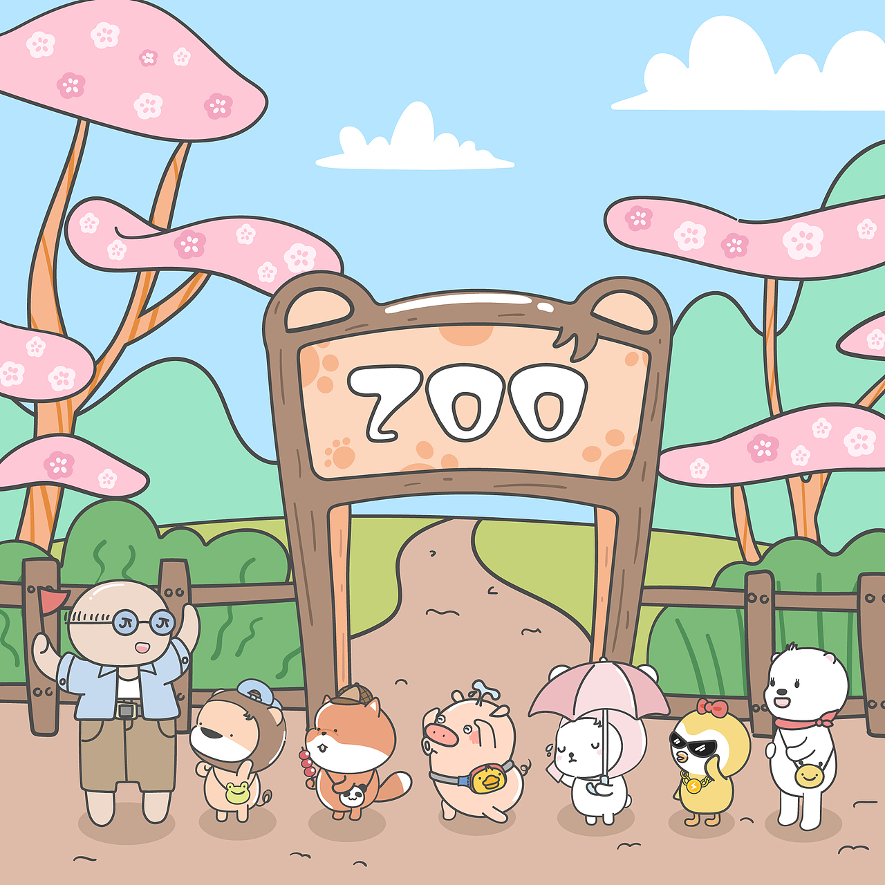 【小狮子赛几】动物园一日游|动漫|中/长篇漫画|小狮子赛几_原创作品