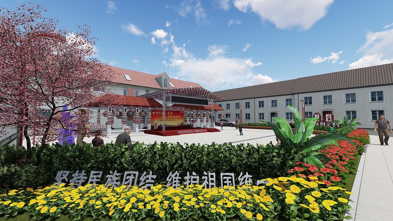 六安市叶集区民族文化广场