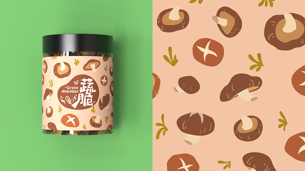 蔬脆×巫七也也 | 蔬菜脆包装设计（图ZMjE3MDE2NzMy） - 包装 - 站酷设计师巫七也也原创素材 - 站酷ZCOOL