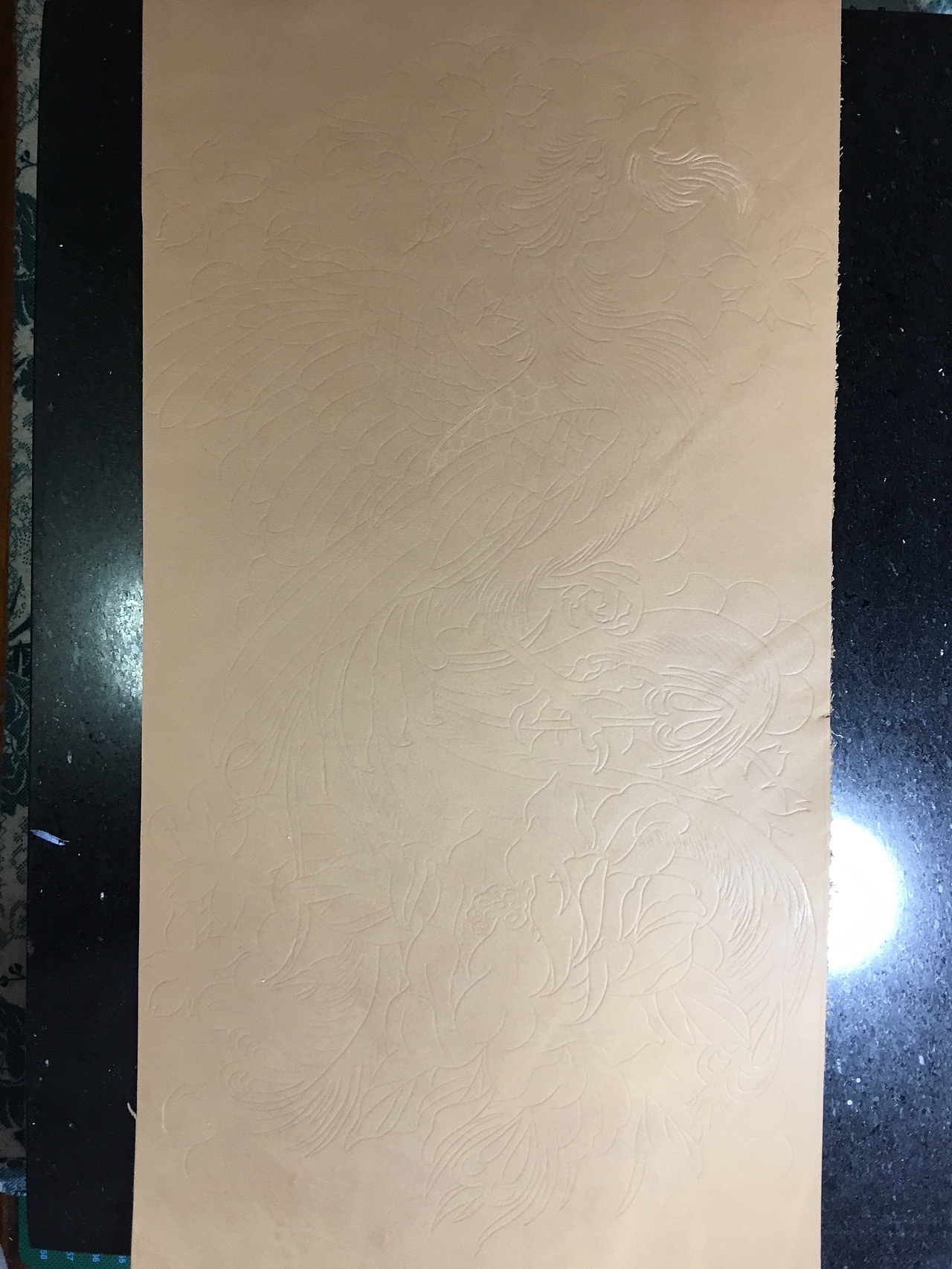 皮雕画—凤凰传奇