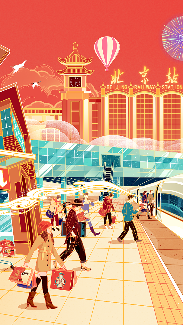 德芙DoveⅩ故宫 CNY万家得福长卷